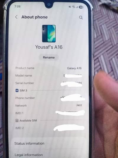Samsung Mobile A16 6/128