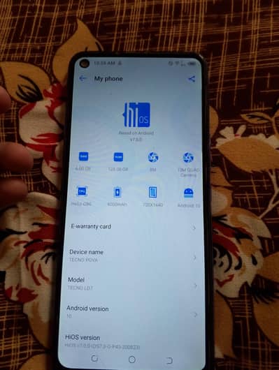tecno pova ld7 6 128 and 9/10 condition with box