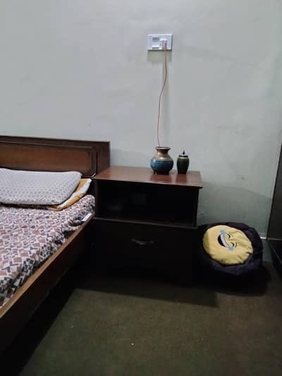 2 side table  , or one single bed