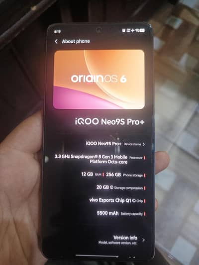 Vivo IQOO neo 9s pro plus