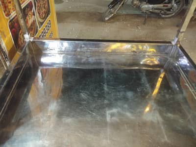 French fries food card setup steel