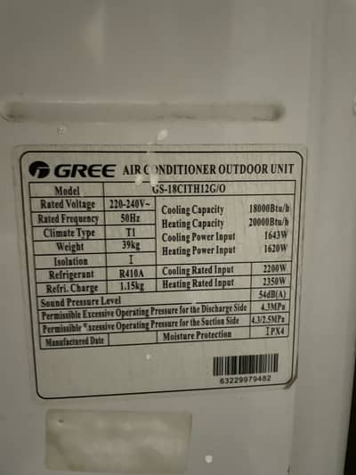 Gree inverter split ac