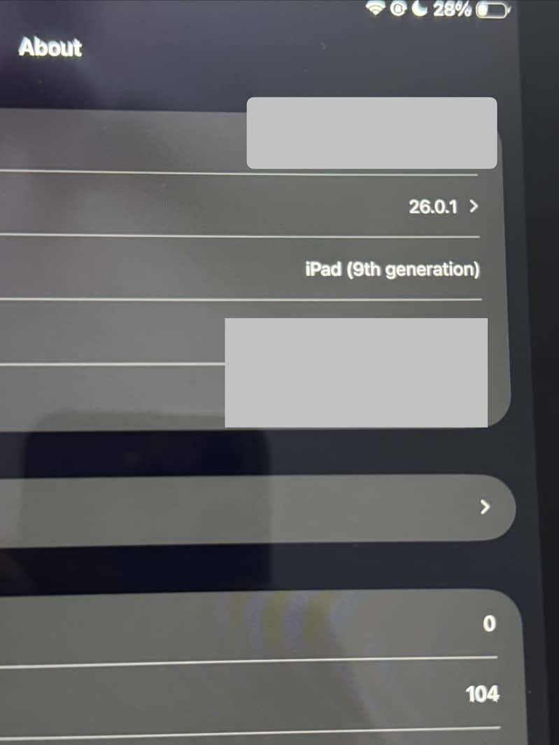 iPad 9 generation 9/10 condition 1