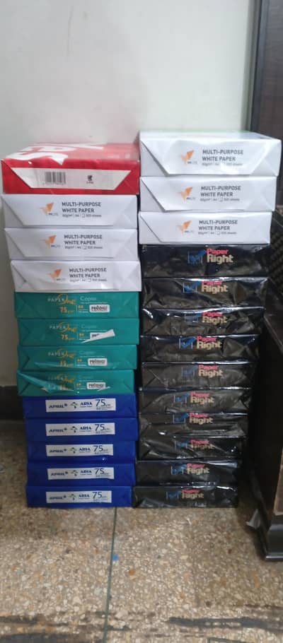 paper RIM 80gm or 75 gm
