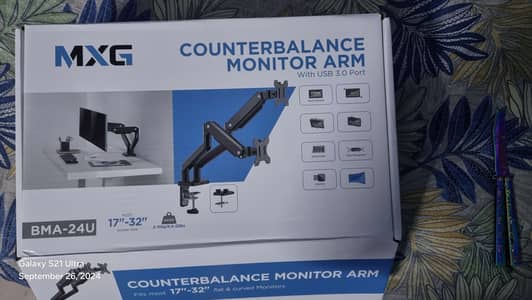 MXG BMA-24U Dual Monitor Arm