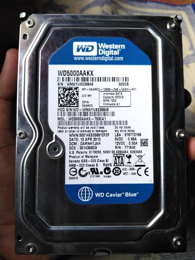 Hard Drive (500 GB) (New Condition)
