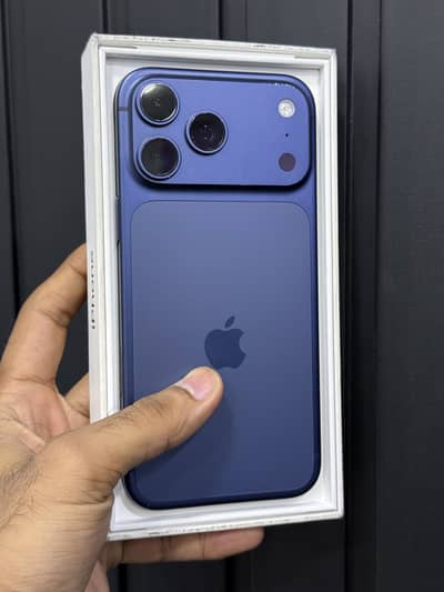 Iphone 17 pro max 256gb non pta fu with box          11 12 13 14 15 16