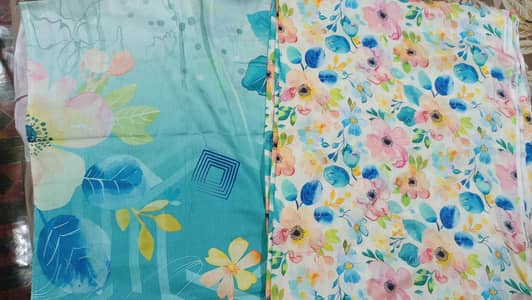 Beautiful Colour 3 piece Unstitches Dress