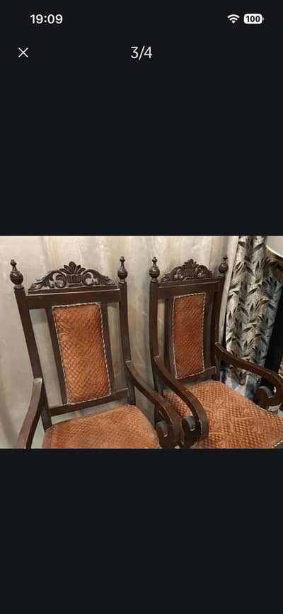 Pure wood luxury chairs