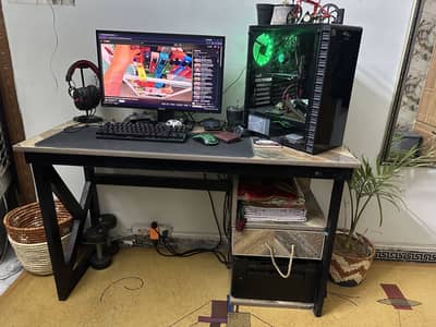 Custom computer table Wooden