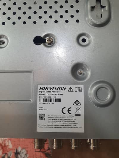 Hikvision CCTV surveillance system in excellent working condition