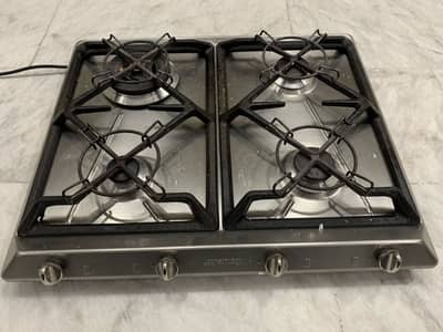 SMEG 60cm Built-in Gas Hob | Made in Italy | Stainless Steel