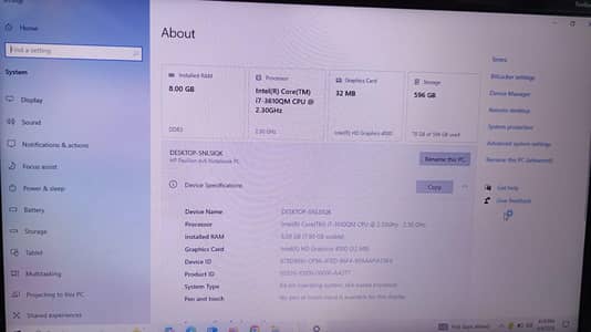 HP laptop