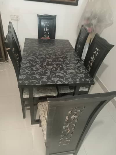 dining table with 6 chairs