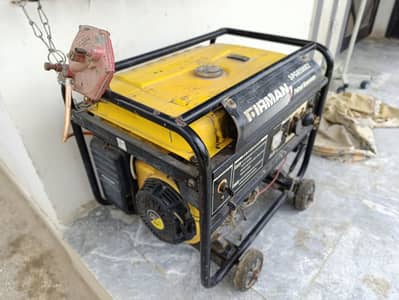 Firman Gas and Fuel Generator 6.5KVA - Ready to use