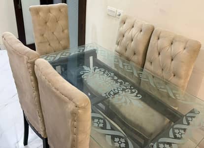 dining table with 6 chairs