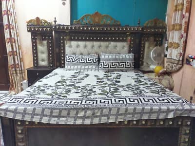 King Size Bed, Side Tables and Dressing Table