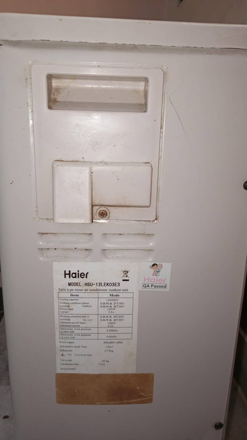 Haier split 6