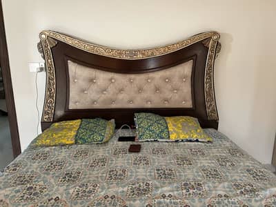 Wooden bed