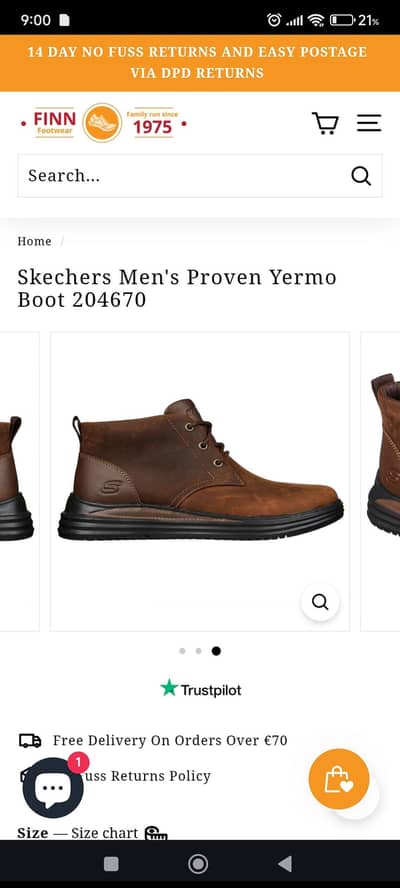 Skechers Proven - Yermo men's Leather shoes