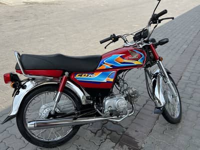 HONDA CD. . 70 Baki for sale 4800 km
