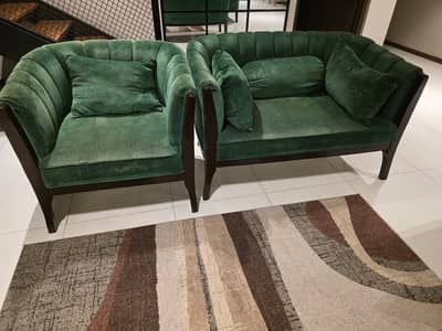 Tali wood material , 9 seater sofa set