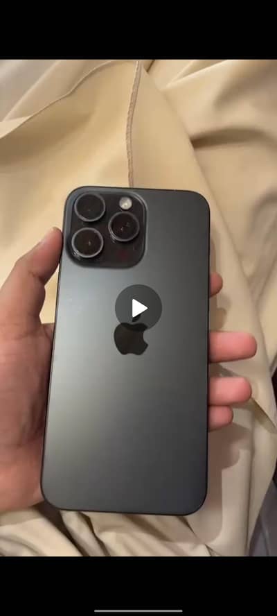 Apple iPhone 15 Pro Max jv 256 gb black colour