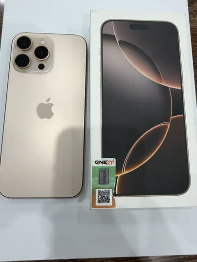 iPhone 16 Pro Max 256GB – PTA Approved – 100% Battery