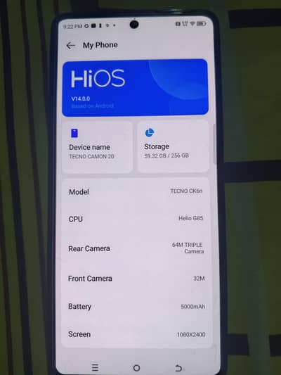 Tecno CAMON 20