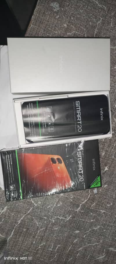 infinix smart 20 just box open 4+4/128