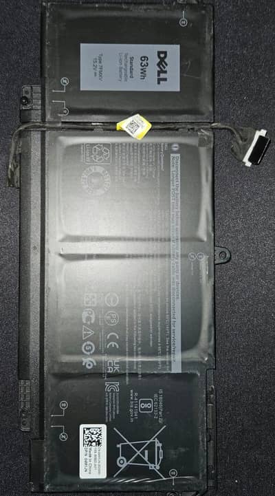 Dell Original 63Wh laptop battery (type 7fmxv) | Latitude 7320, 7420