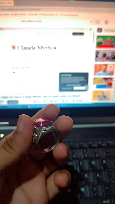 Antique Yaqoot ring