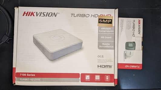 Hikvision DVR &  HD Camera Setup (Like New)