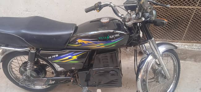 electric bike JE 70 only 6000km driven