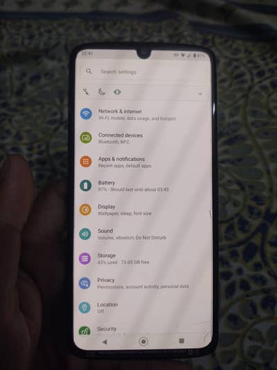 Motorola Moto Z4 4gb 128gb pta approved