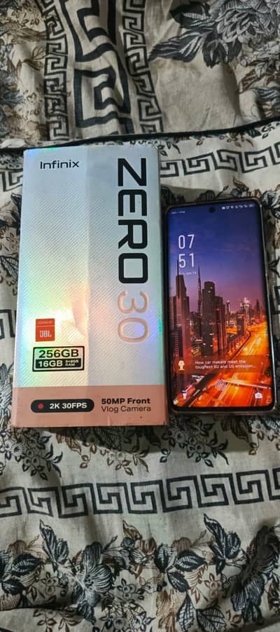 Infinix Zero 30 with box sale exchange
