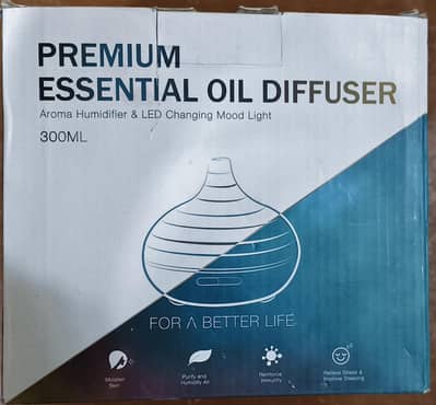 Aroma humidifier with premium oil diffuser (imported)