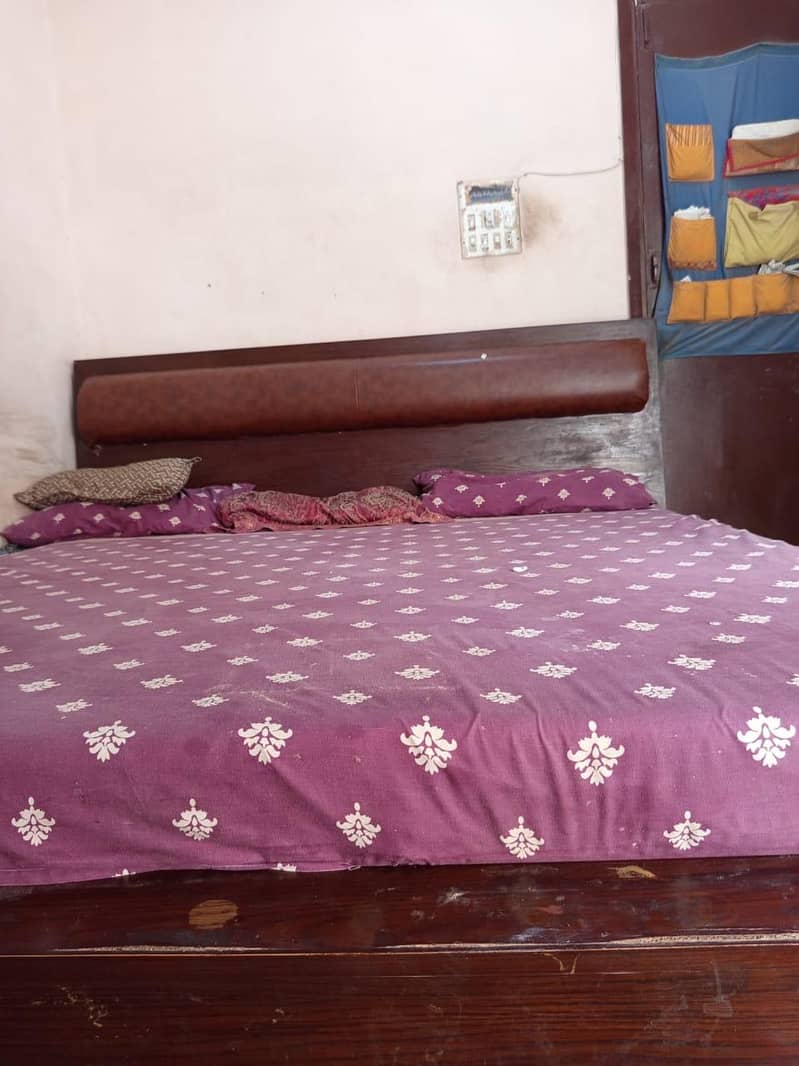Bed with side table 3