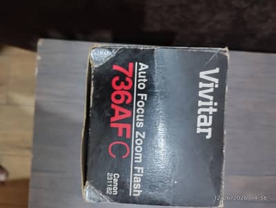VIVITAR  flash Gun Dedicatee Auto Focus to Canon.