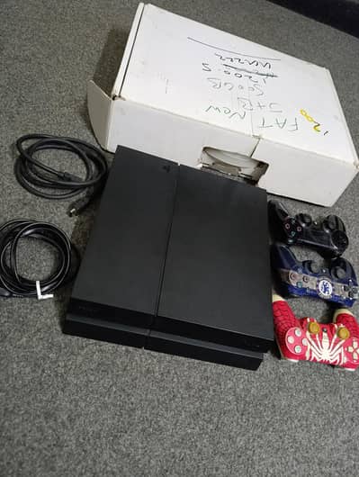 PS4 [Fat] 500GB (Mint Condition) with 3 x Joysticks (ver 13.02)
