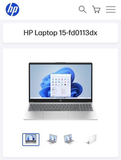 I am selling HP Laptop 15-fd0113dx , Brand New