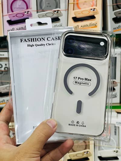 Clear Pc Case smart and shinning case with magsafe