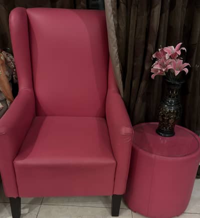 Royal sofa chair with table