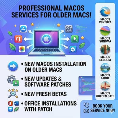 MacBook services MacOS/Office