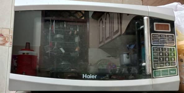 Haier microwave for sale in a good condition.