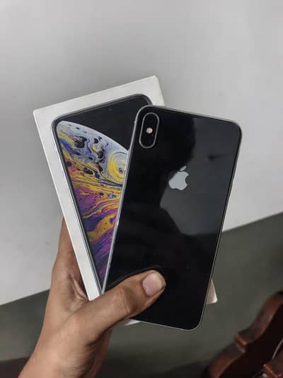 iPhone xsmax dual approved 64gb full box