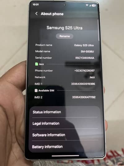 Samsung Mobile S25 Ultra