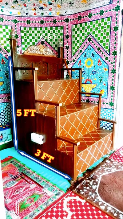 Beautiful Masjid Mimbar – Wood & Plywood  for Sale