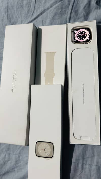Apple watch series 8 45mm 10/10 gps version