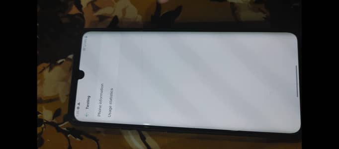 LG Velvet 5G frame with panal